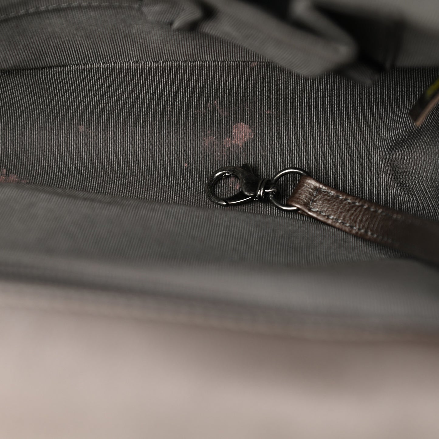 Calfskin Quilted Large Boy Flap Grey