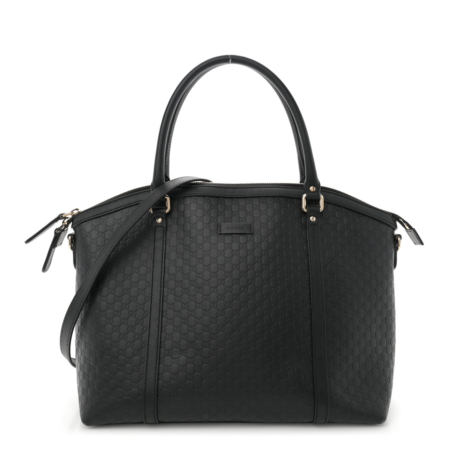 Gucci Soft Microguccissima Large Dome Satchel Black 1 of 11