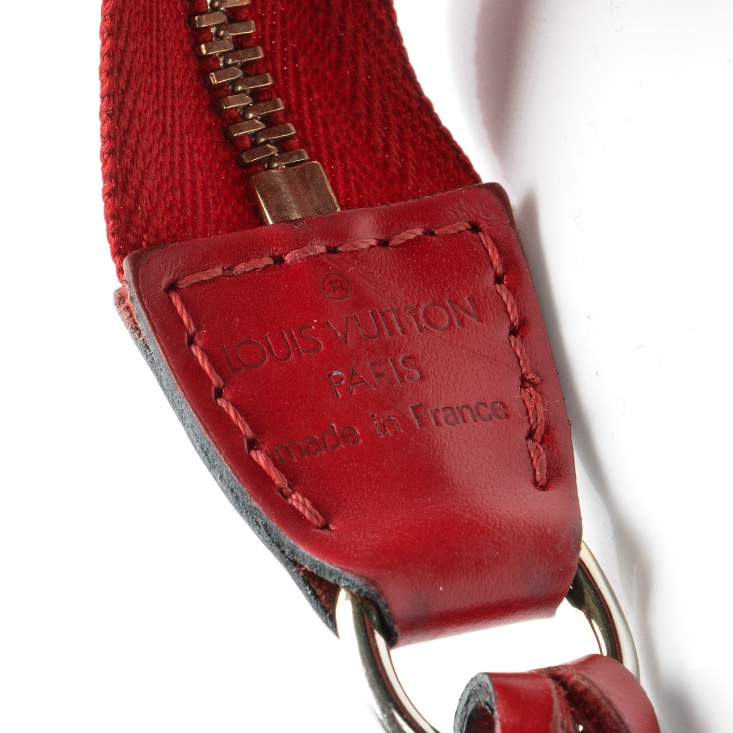 Louis Vuitton Epi Pochette Accessories 24 Castillan Red 6 of 10