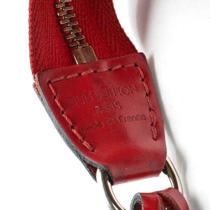 Louis Vuitton Epi Pochette Accessories 24 Castillan Red 6 of 10