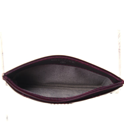 Chanel Patent Quilted Brilliant Card Holder Light Burgundy 5 of 8