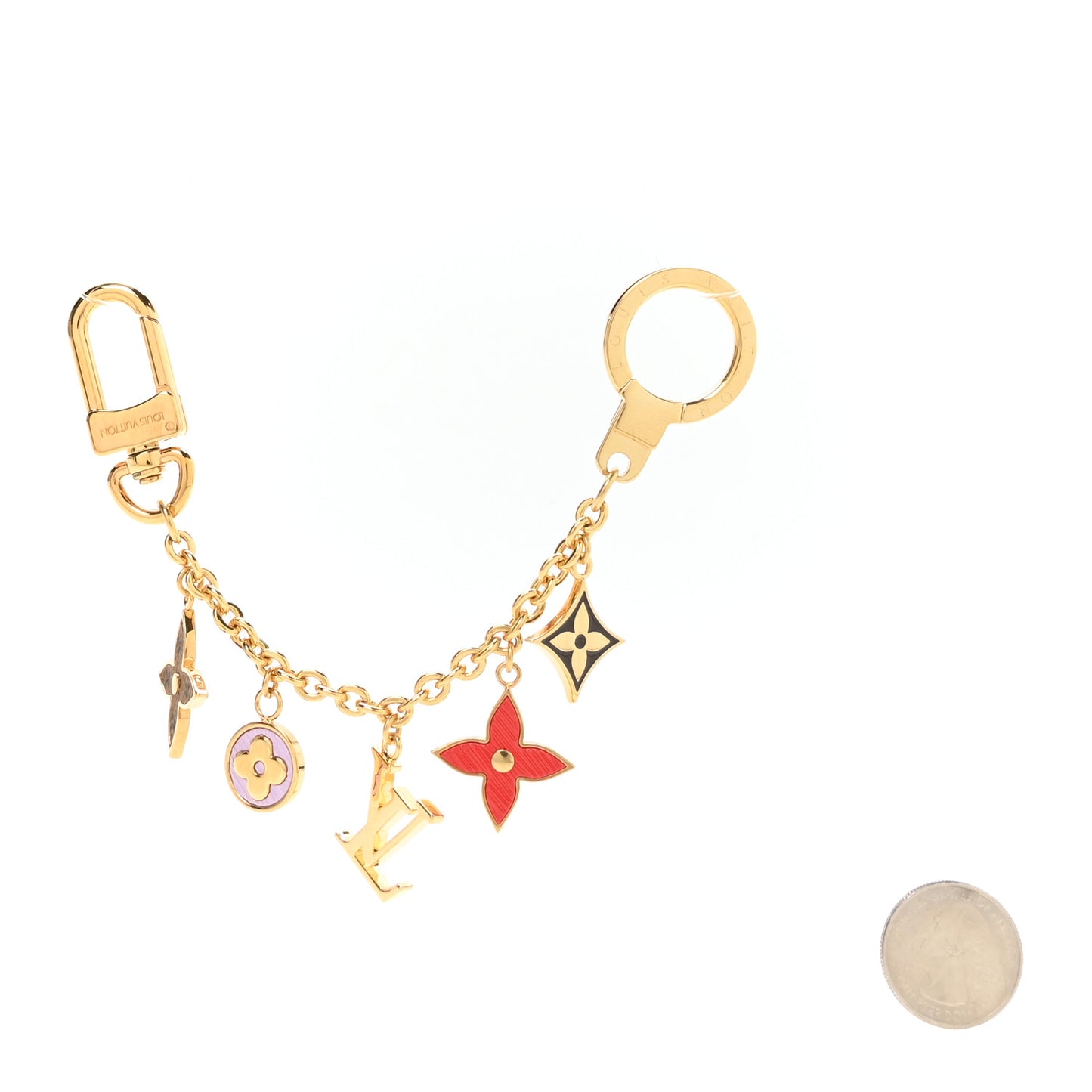 Reverse Monogram Epi Spring Street Bag Charm Chain