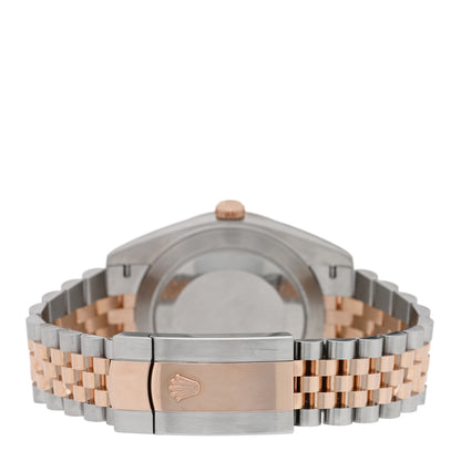 Rolex Stainless Steel 18K Everose Gold 41mm Oyster Perpetual Datejust Watch Sundust 126331 3 of 5