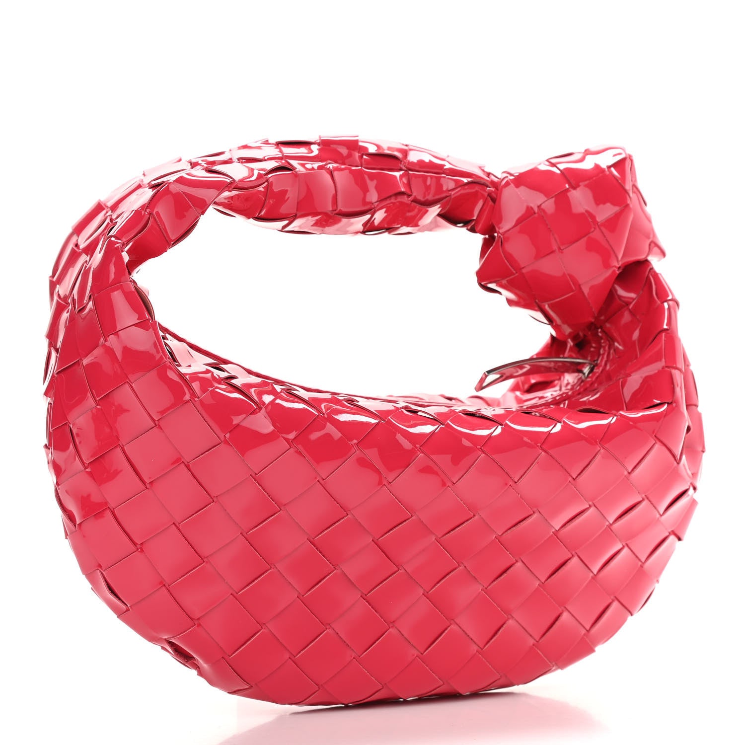 Bottega Veneta Patent Nappa Intrecciato Mini Jodie Candy Stripe 3 of 10