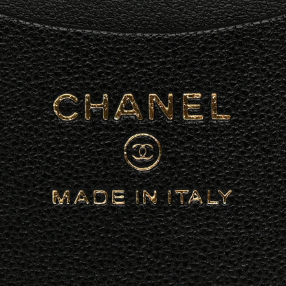 Chanel Lambskin Quilted Chanel 19 Luggage Tag Black 5 of 7