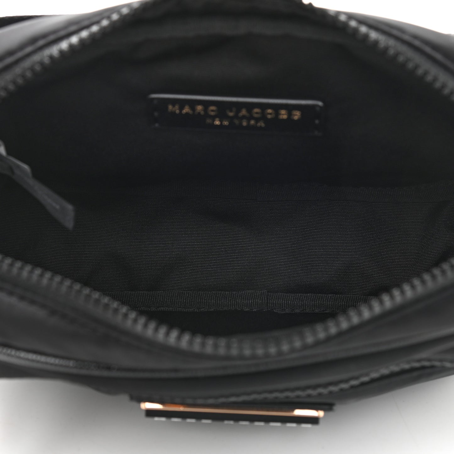 Nylon Logo Belt Bag Black