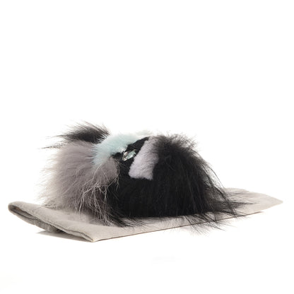 Fendi Mink Fur Diabloo Monster Bag Charm Mint 5 of 6