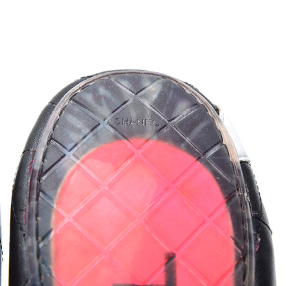 Chanel Lambskin Quilted Cambon Ballerina Flats 42 Black 8 of 11