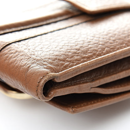 Gucci Calfskin French Junco Wallet Light Brown 9 of 12