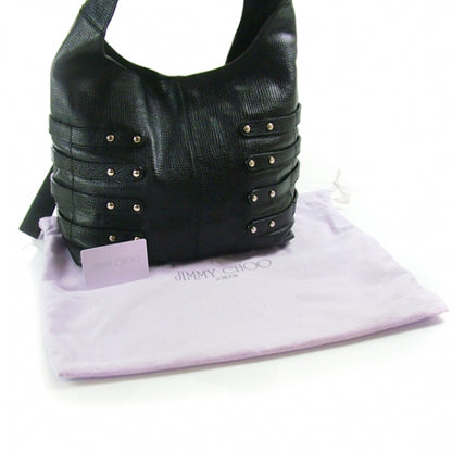 Jimmy Choo Leather Bardia Hobo Black 3 of 11