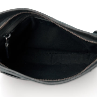 Gucci Monogram Flat Messenger Bag Black 5 of 11