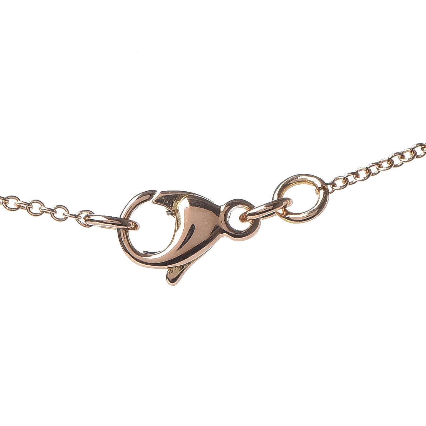 18K Rose Gold Metro Cross Pendant Necklace