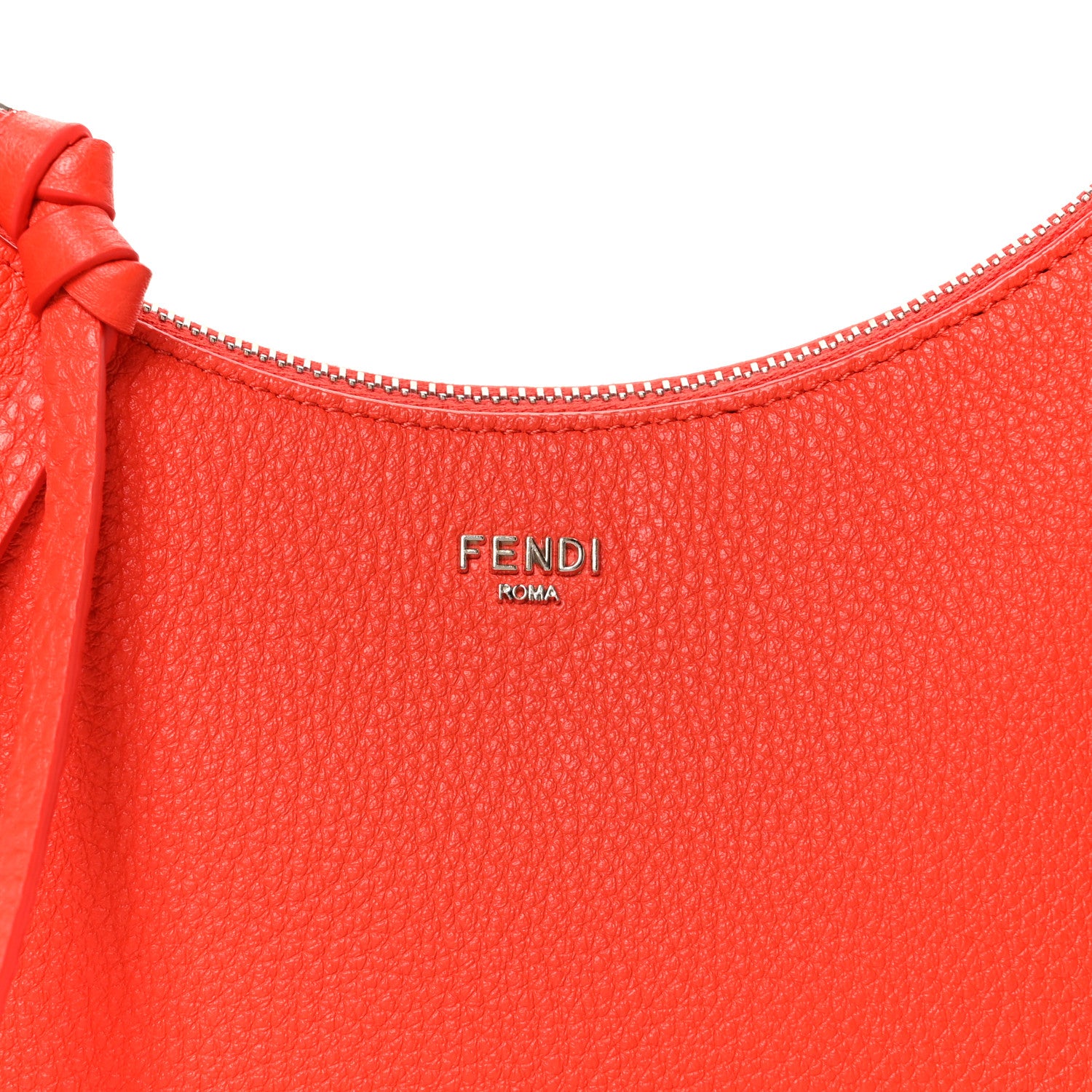 Fendi Cuoio Roma Sellerissima Nappa Sintetica Tape Stitch Mini Fendessence Shoulder Bag Lava 9 of 11