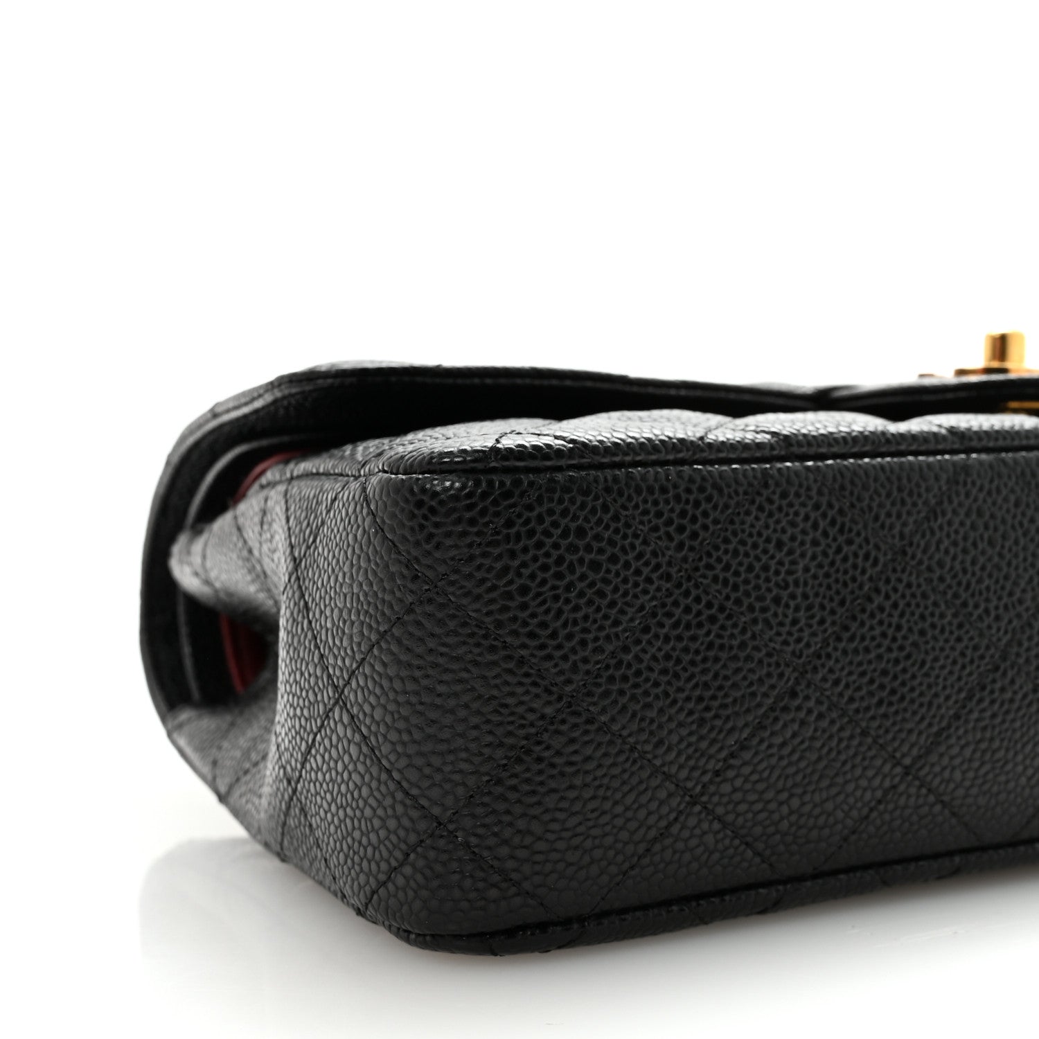 Chanel Caviar Quilted Medium Double Flap Black 9 of 10