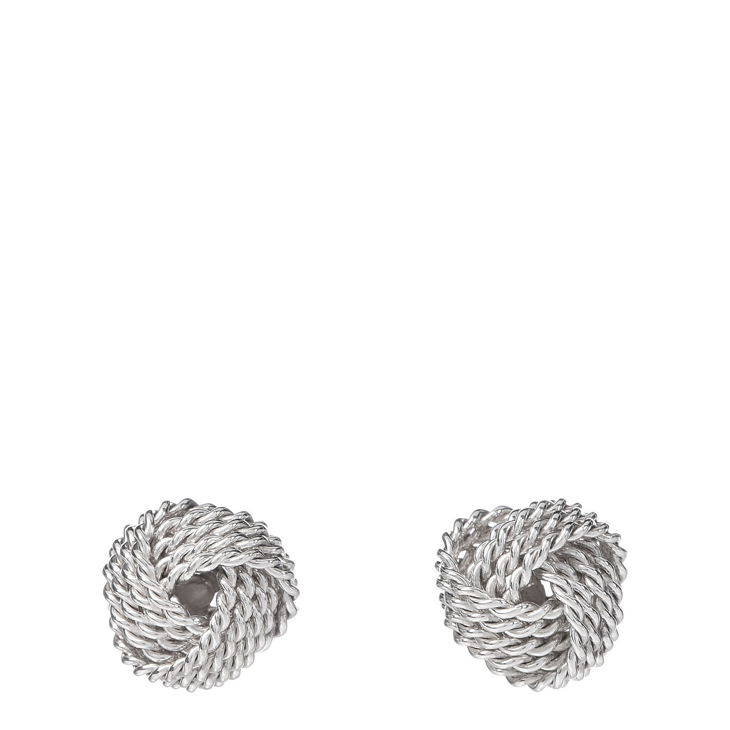 Sterling Silver Twist Knot Earrings
