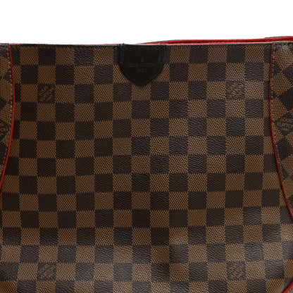 Louis Vuitton Damier Ebene Caissa Hobo Cherry 6 of 9