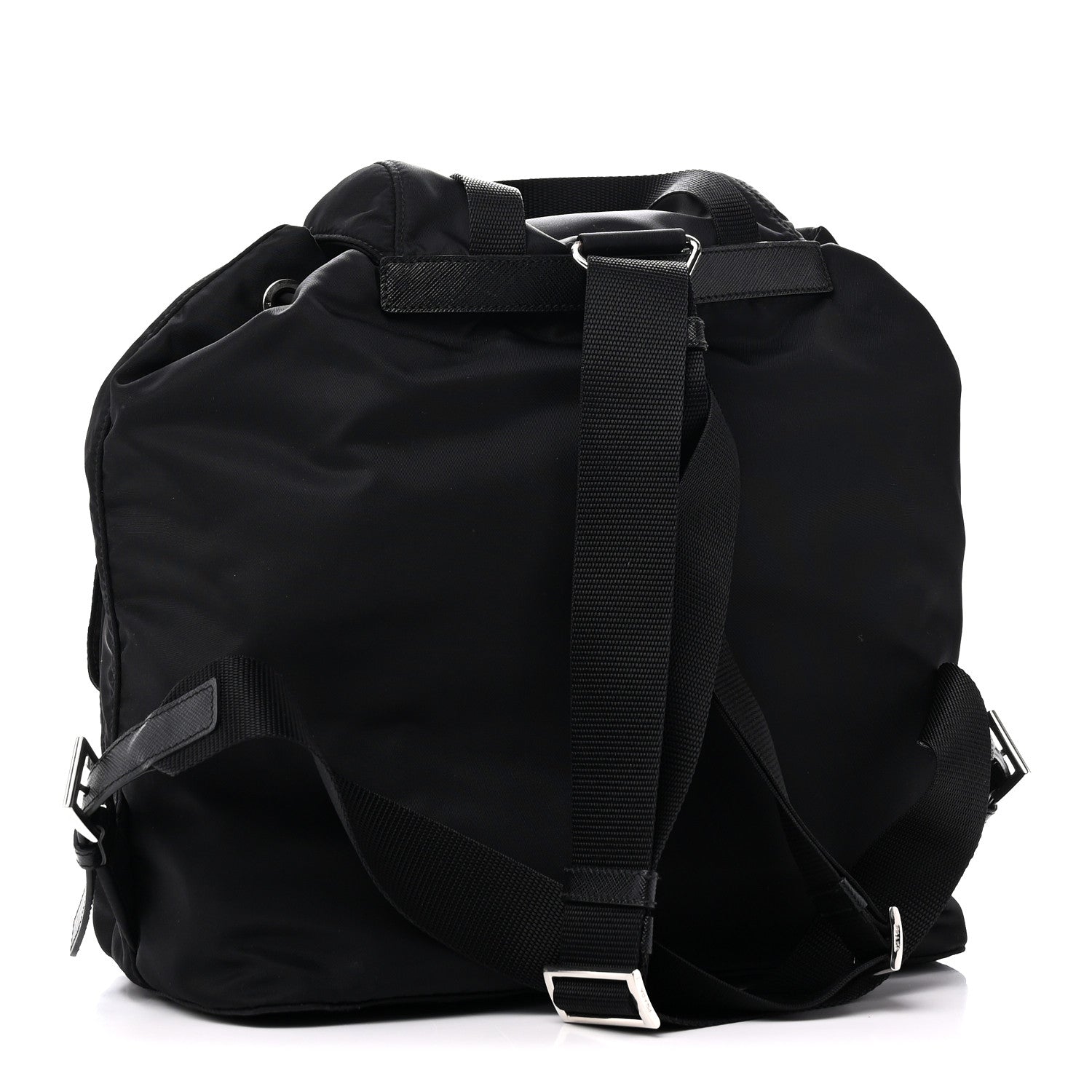 Prada Nylon Vela Medium Backpack Black 4 of 10