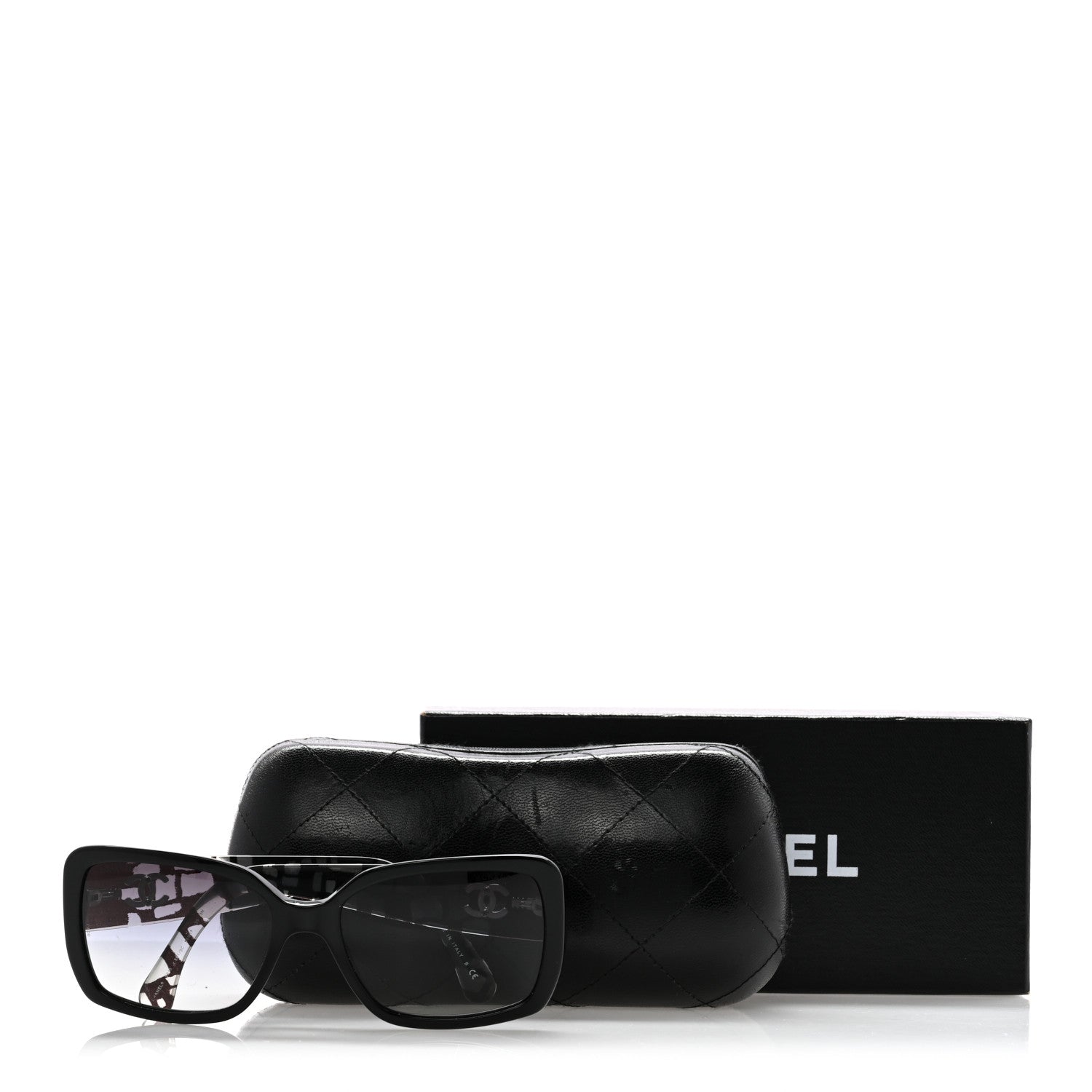 Chanel Acetate Square Sunglasses 5213 Black 7 of 7