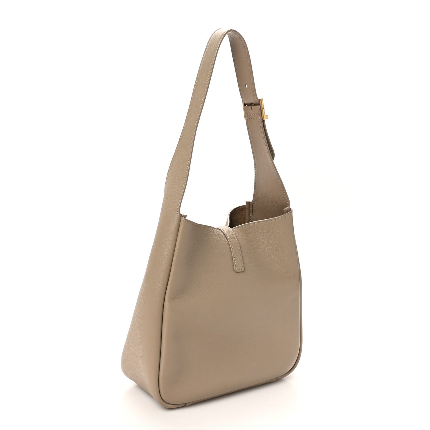 Smooth Calfskin Small Le 5 A 7 Soft Hobo Dusty Grey