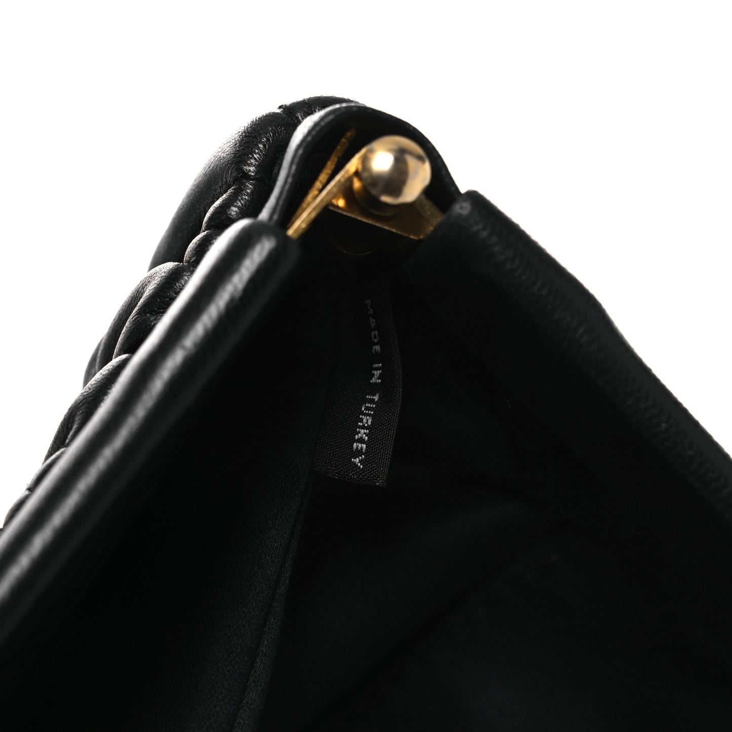 Nappa Matelasse Clutch Black