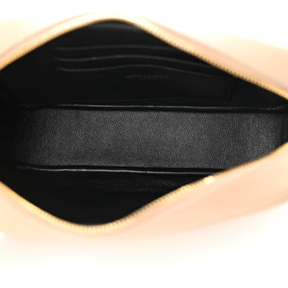 Saint Laurent Calfskin Matelasse Monogram Mini Lou Camera Bag Dark Beige 5 of 11