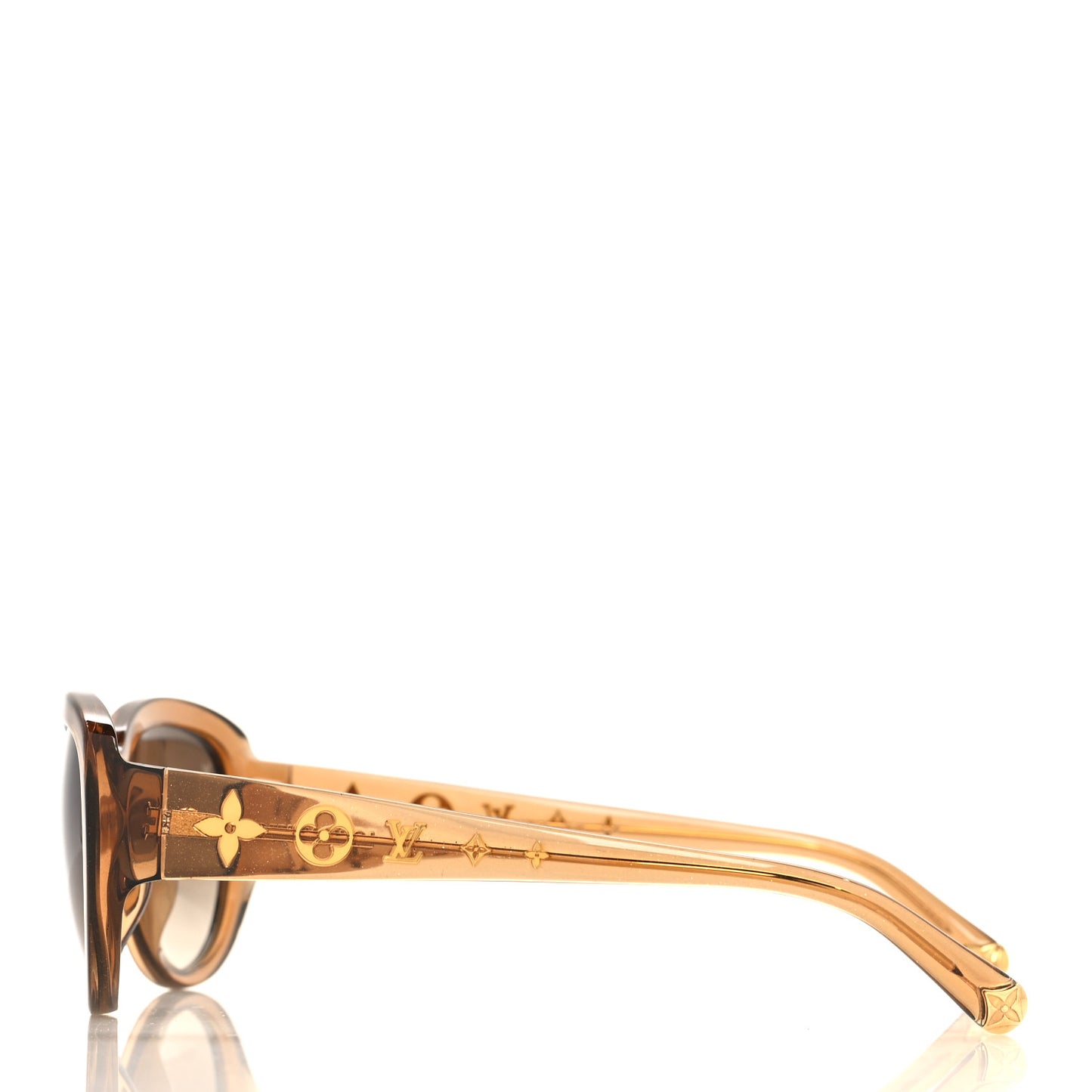 Acetate Obsession Cat Eye Sunglasses Z0625E Glitter Gold