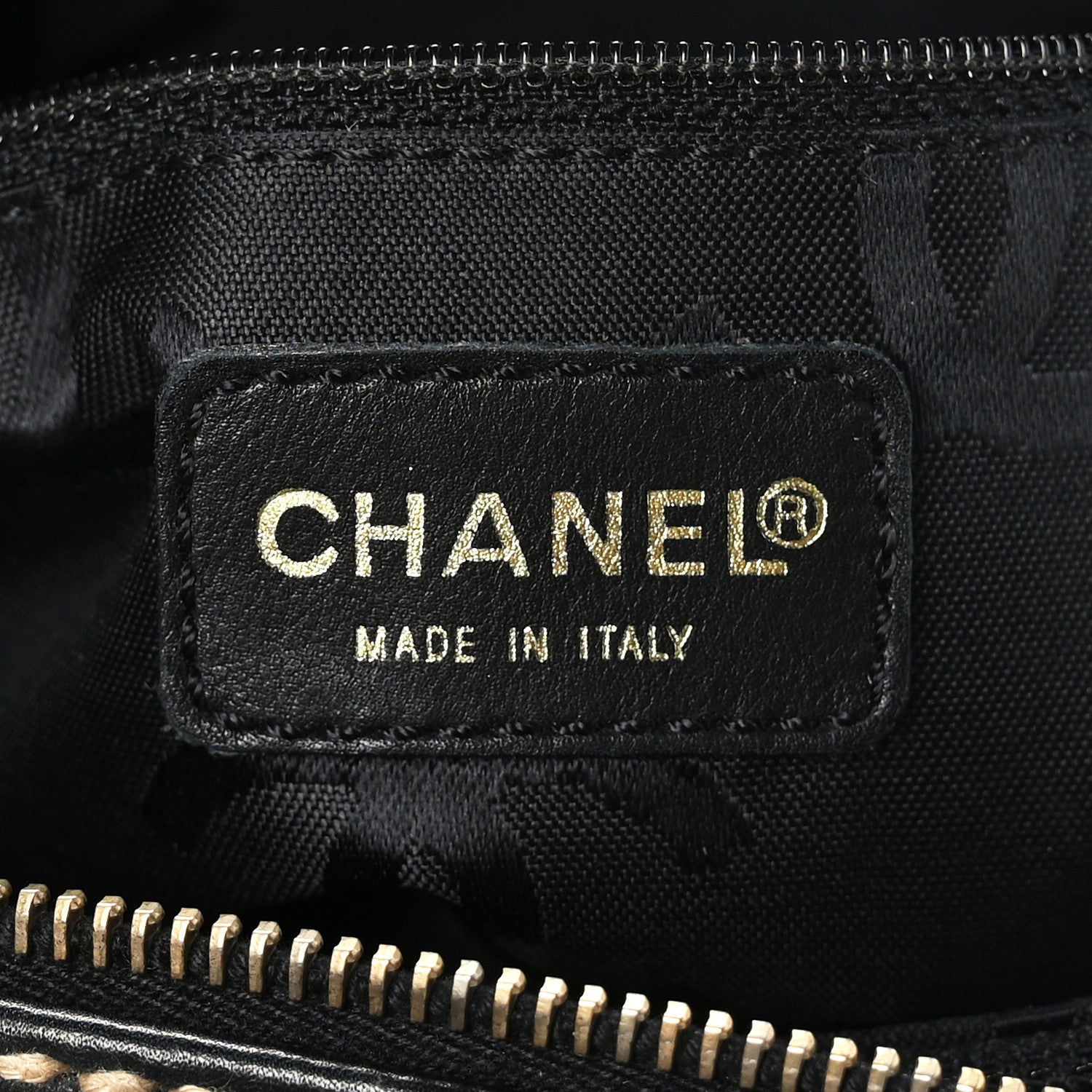 Chanel Calfskin Contrast Stitch Surpique Bowler Black 7 of 9