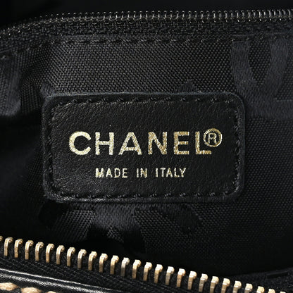 Chanel Calfskin Contrast Stitch Surpique Bowler Black 7 of 9