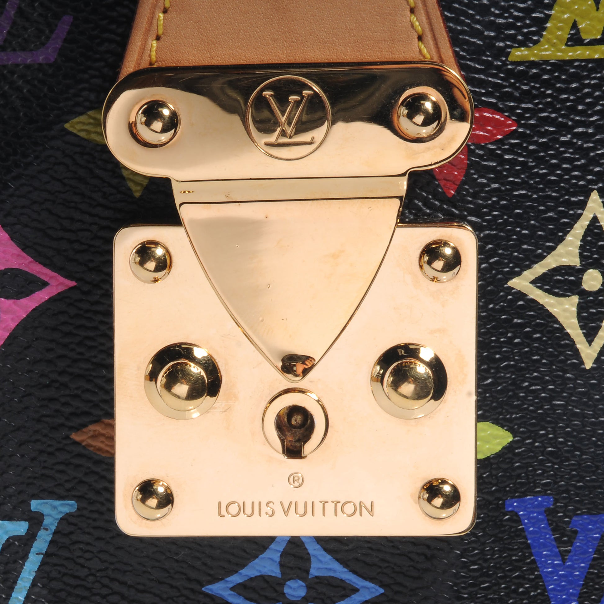 Louis Vuitton Monogram Multicolor Speedy 30 Black 9 of 9