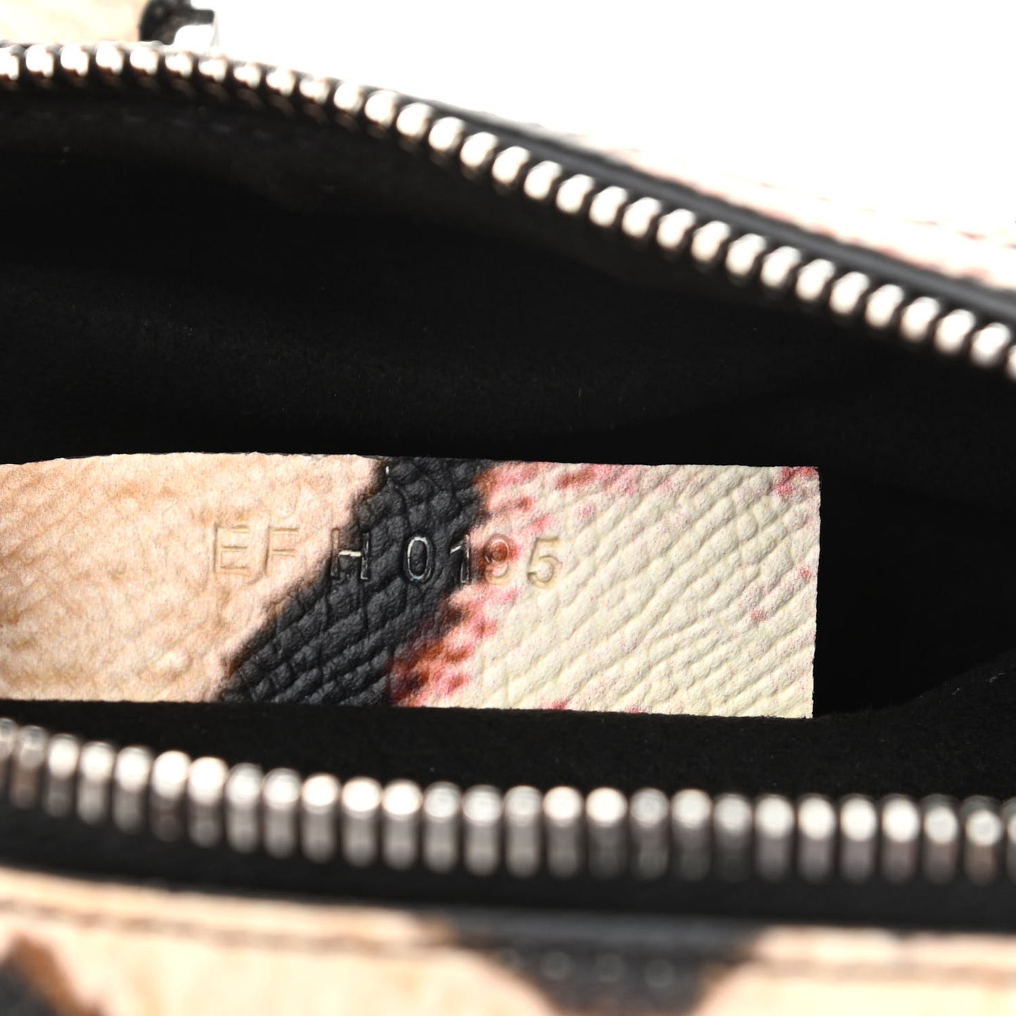 Grained Calfskin Jaguar Print Micro Lucrezia Multicolor