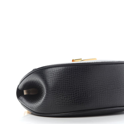 Chloe Textured Calfskin Lambskin Nano Drew Shoulder Bag Black 5 of 8