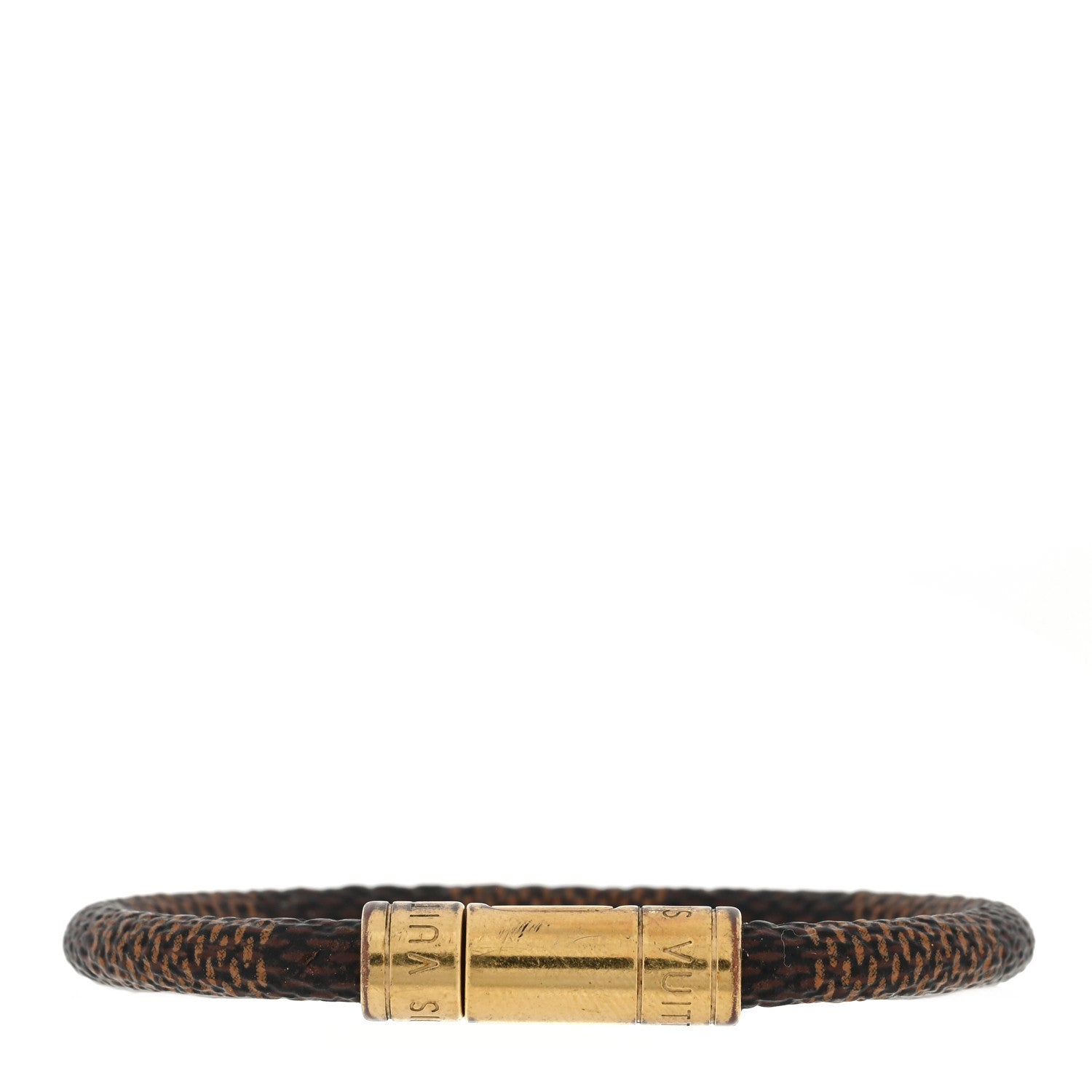 Louis Vuitton Damier Ebene Keep It Bracelet 1 of 3