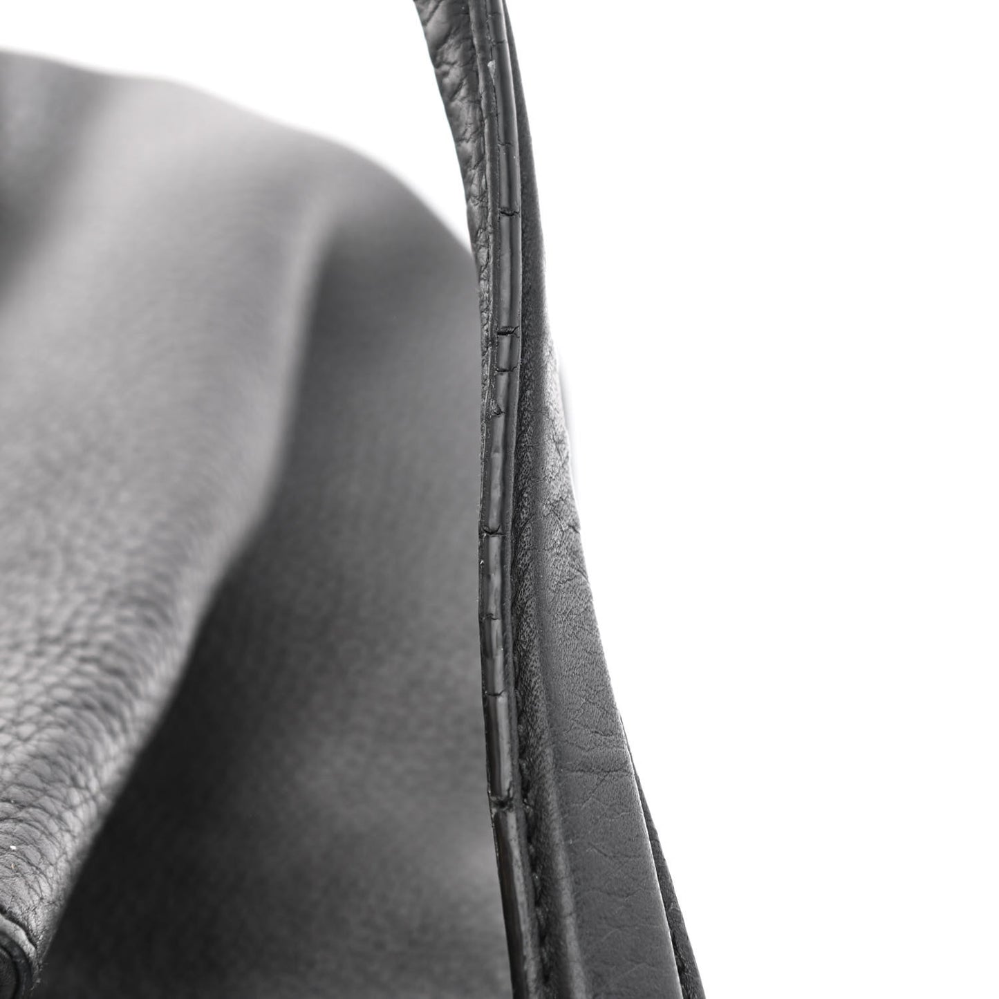 Pebbled Calfskin Medium Soho Shoulder Bag Black