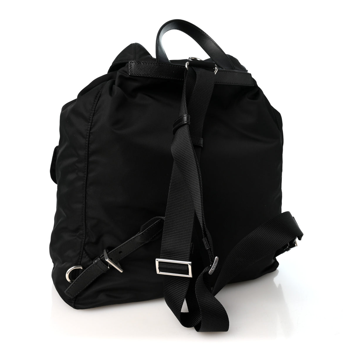 Prada Re-Nylon Saffiano Medium Backpack Black 3 of 9
