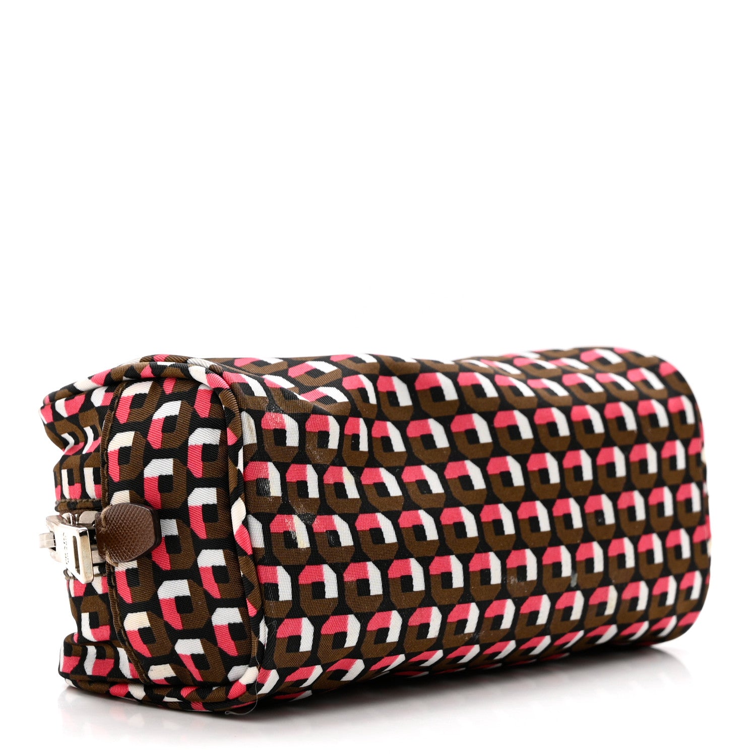 Prada Nylon Tessuto Stampato Cosmetic Pouch Rosa 4 of 6