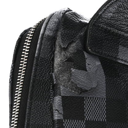 Louis Vuitton Damier Graphite Pixel Avenue Sling Backpack Gris 22 of 27