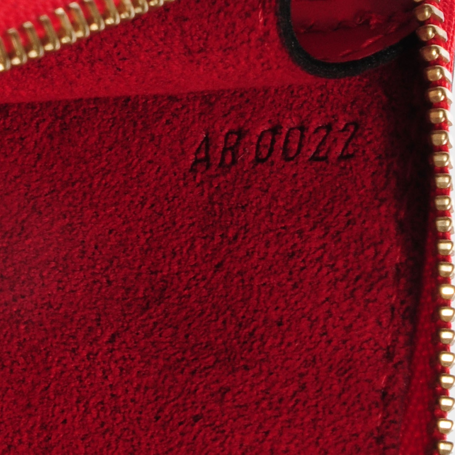 Louis Vuitton Epi Pochette Accessories 24 Castillan Red 5 of 7