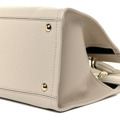 Salvatore Ferragamo Grained Calfskin Medium Meera Tote Peony 6 of 11