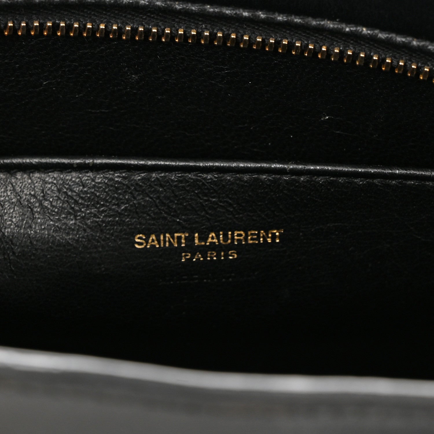 Saint Laurent Calfskin Monogram Baby Cabas Black 6 of 11