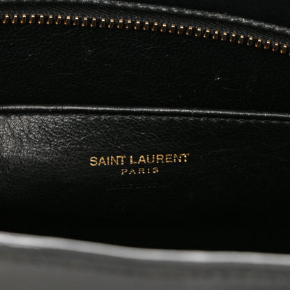 Saint Laurent Calfskin Monogram Baby Cabas Black 6 of 11