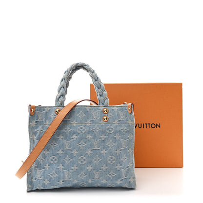 Louis Vuitton Monogram Washed Denim Let Go PM Sky Blue 10 of 10