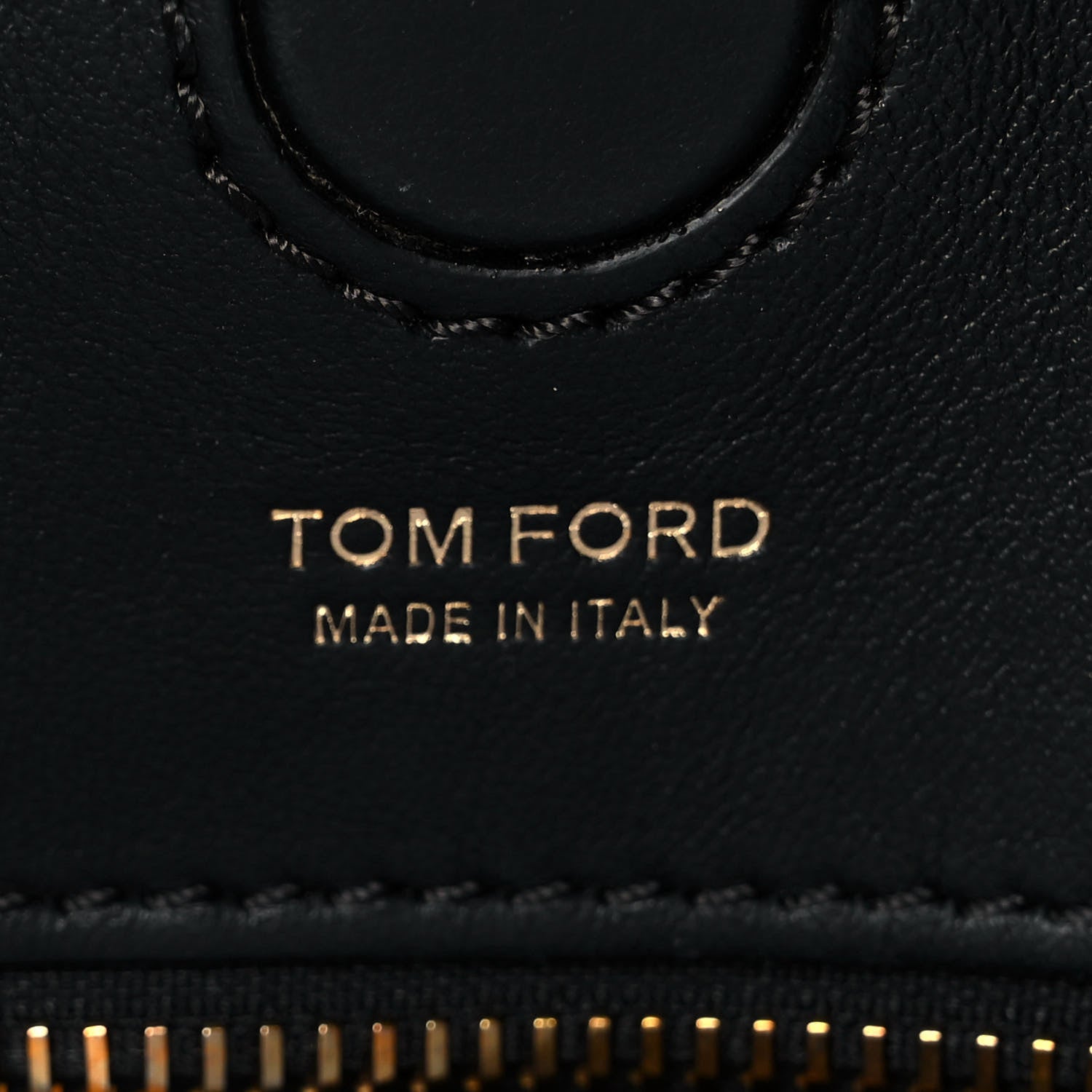 Tom Ford Pony Hair Leopard Print Small Alix Padlock Zip Hobo Bag Black Beige 5 of 7