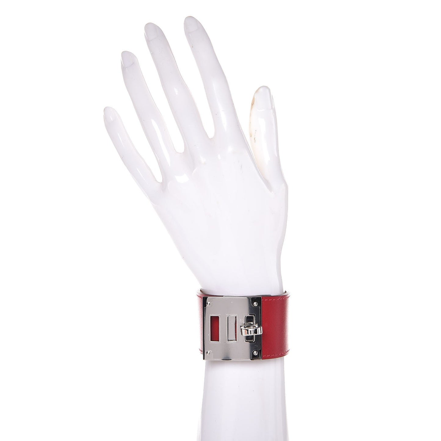 Tadelakt Kelly Dog Bracelet T3 Rouge Vif