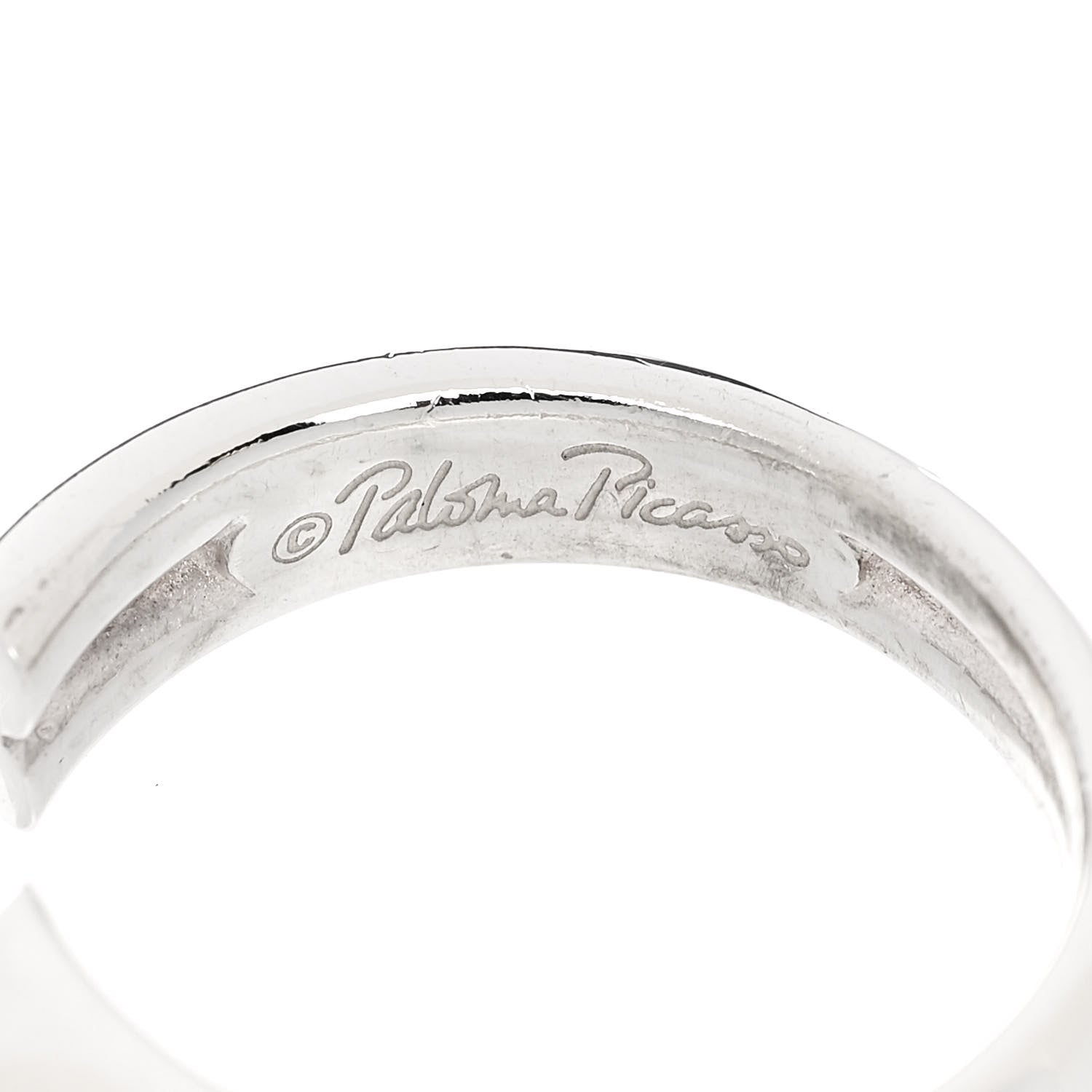 Tiffany Sterling Silver Tenderness Heart Ring 47 4.25 5 of 5