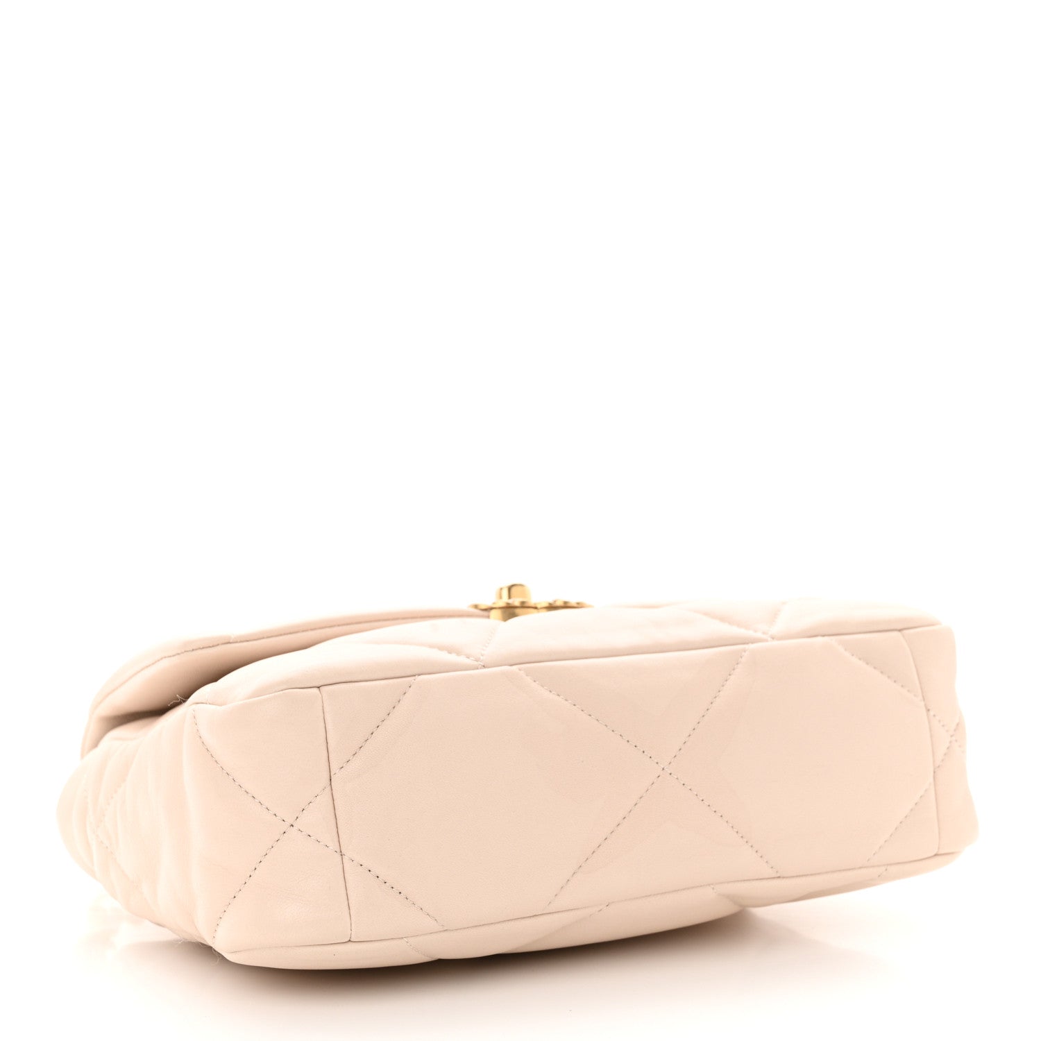 Chanel Lambskin Quilted Medium Chanel 19 Flap Beige 4 of 10