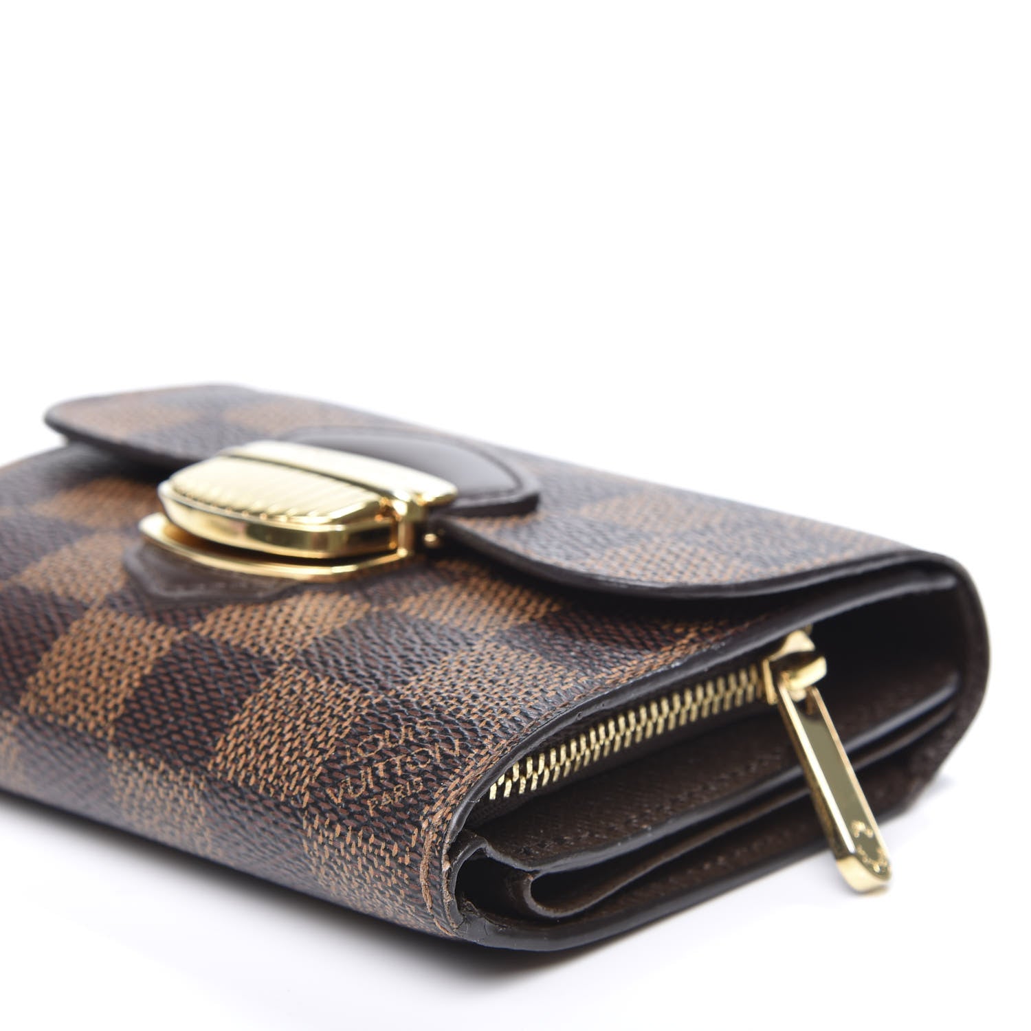 Louis Vuitton Damier Ebene Joey Wallet 7 of 8
