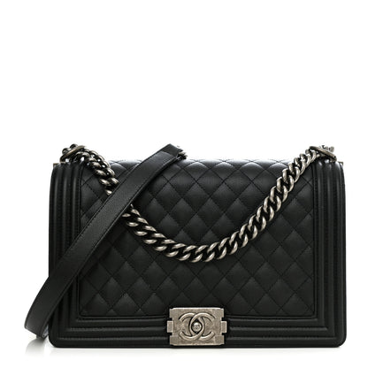 Chanel Caviar Quilted New Medium Boy Flap Black 1 of 11