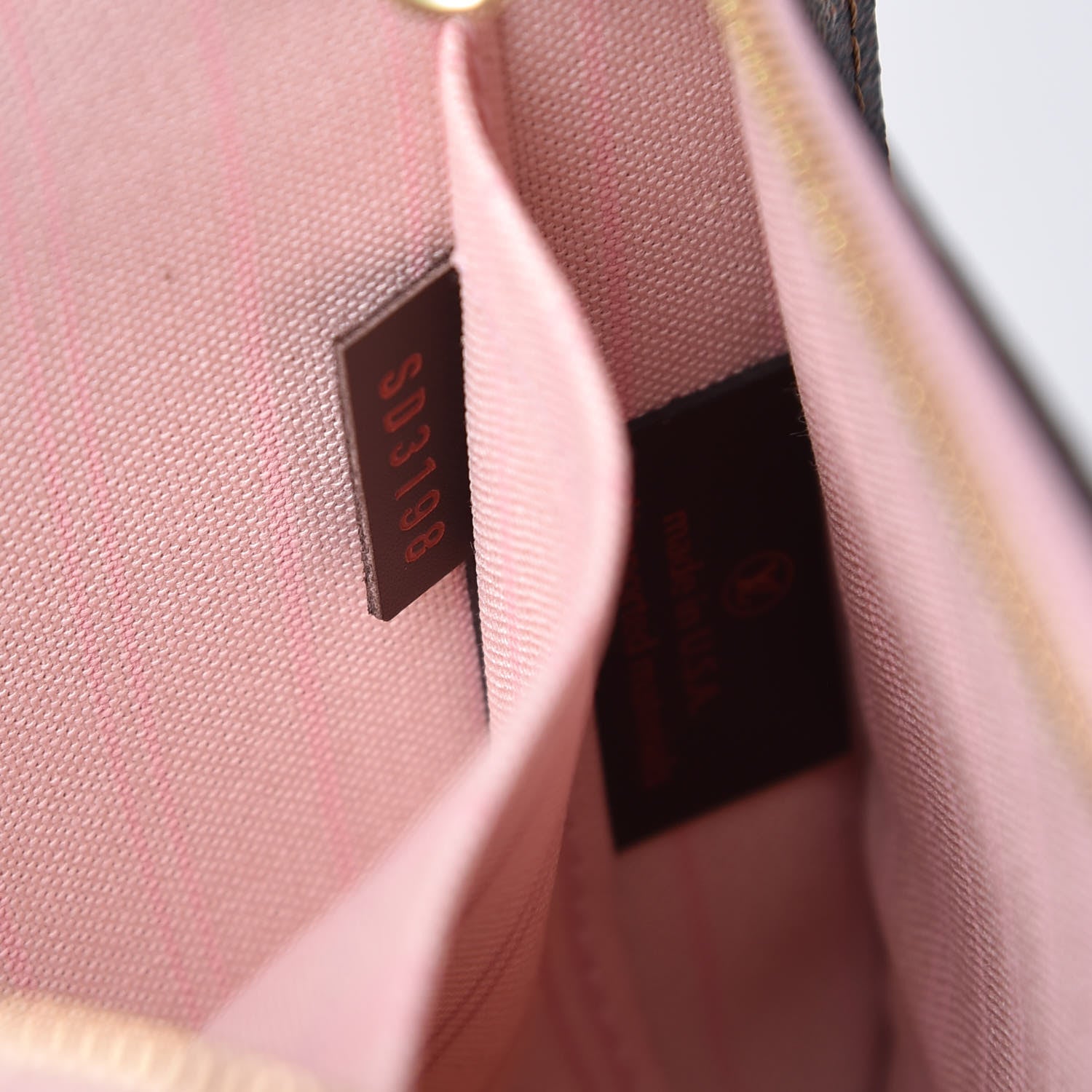 Louis Vuitton Damier Ebene Neverfull MM GM Pochette Rose Ballerine 17 of 24