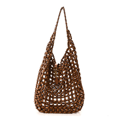 Saint Laurent Wood Bead Large Le 5 A 7 Soft Hobo Light Wood 1 of 11