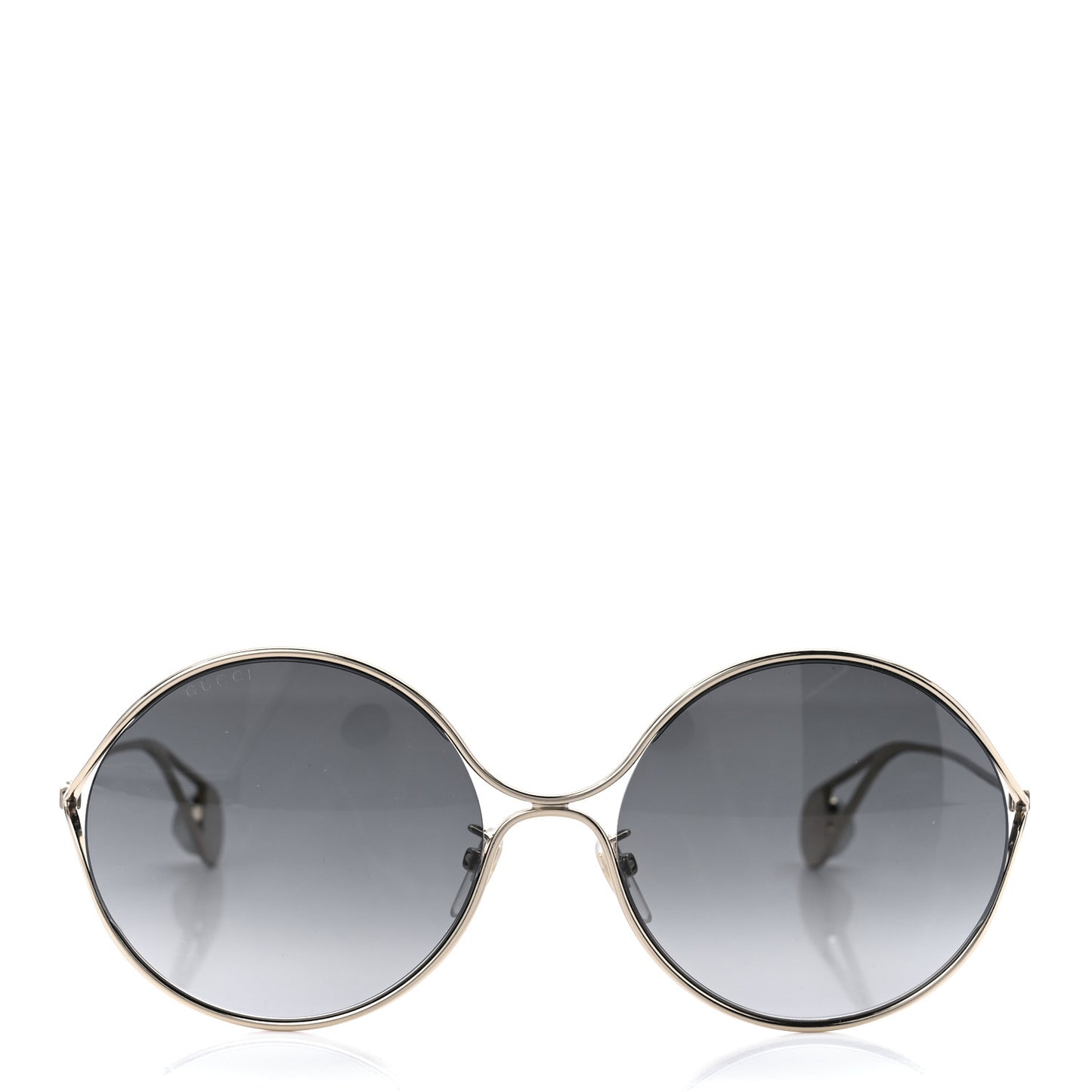 Metal Round Pearl Tip Sunglasses GG0253S Gold